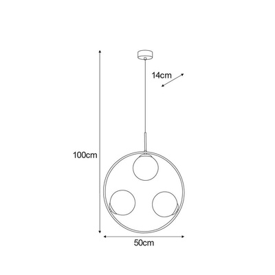 Lampa wisząca K-5103 z serii PARVA