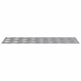 Stopień Prostokątny 2 pcs Srebrny 75 x 25 cm Aluminium