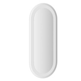 vidaXL Lustro łazienkowe z LED, 60x25 cm, owalne