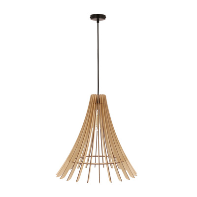 Eco 1 lampa wisząca 1x40 e27 Abażur drewniany