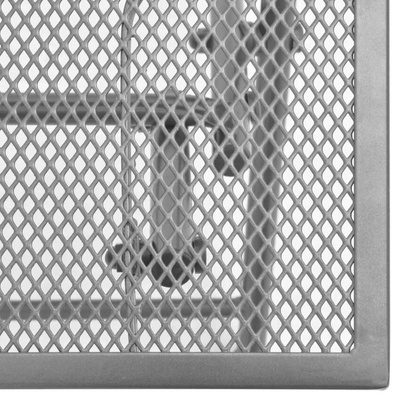 vidaXL Leżaki ze stolikiem, 2 szt., stal, antracytowe