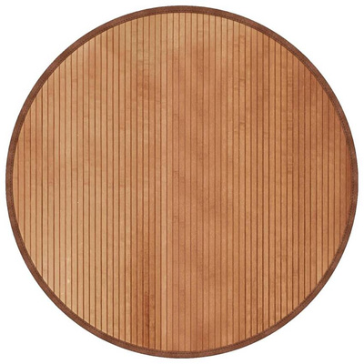 vidaXL Dywan okrągły, naturalny, 100 cm, bambusowy