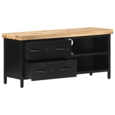 vidaXL Szafka pod TV, 90x30x41 cm, surowe drewno mango