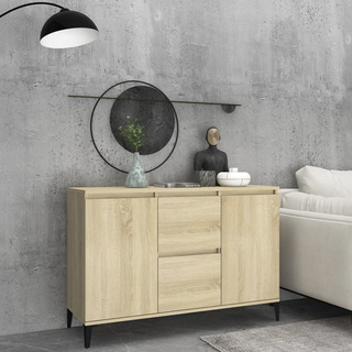 Szafka, dąb sonoma, 102x35x70 cm, materiał drewnopochodny