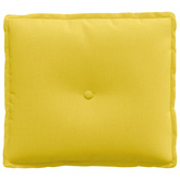 Poduszka na plecy Jasnożółty 50 x 19 x 45 cm tkanina
