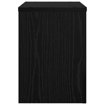 Stojak na rośliny 2 pcs Czarny Dąb 25 x 25 x 35 cm