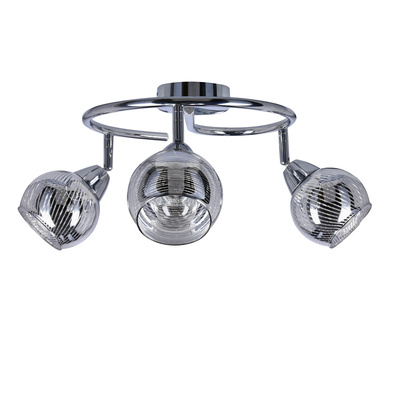 Lampa sufitowa spirala 3X10W E14 LED chrom FORT 98-62833