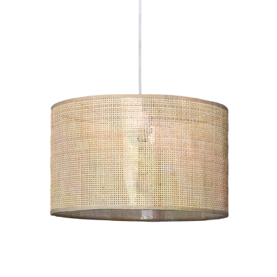 Lampa Wisząca z Rattanu Boho Abruzzo Ludovica 40cm E27