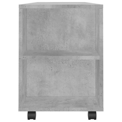 vidaXL Szafka pod TV, szarość betonu, 102x34,5x43 cm
