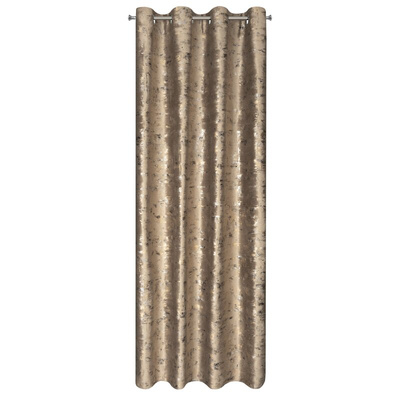 Zasłona Tami brązowa 140x250