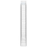 Kosze gabionowe, 2 szt, 200x30x220/240 cm, galwanizowane żelazo
