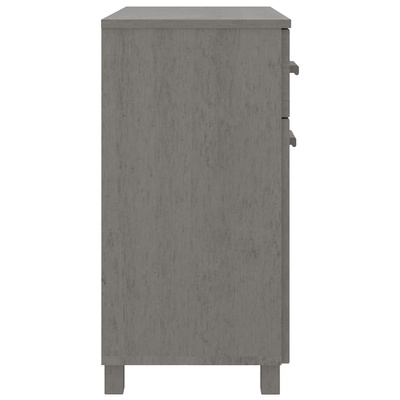 vidaXL Komoda HAMAR, jasnoszara, 79x40x80 cm, drewno sosnowe