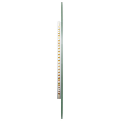 vidaXL Lustro łazienkowe z LED, 80x35 cm, owalne
