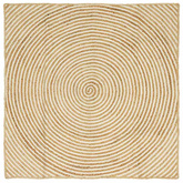 Dywany pokojowe Biały 160 x 160 cm Juta
