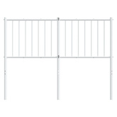 Metalowe wymienne wezgłowie, białe, 120 cm