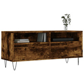 vidaXL Szafka pod TV, przydymiony dąb, 100x34,5x44,5 cm wariant 4