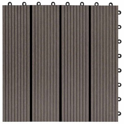 Płytka Tarasowa 11 pcs Ciemny brąz 30 x 30 cm