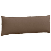 Poduszki na sofę 2 pcs Brązowy 120 x 40 cm tkanina