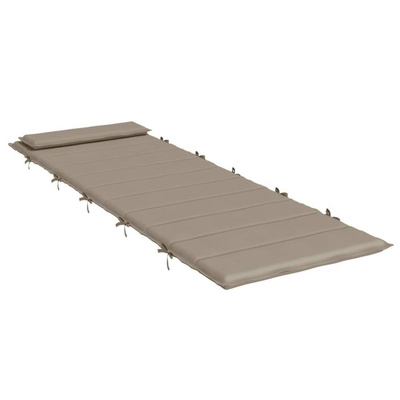 vidaXL Poduszka na leżak, kolor taupe, 180x60x3 cm, tkanina Oxford