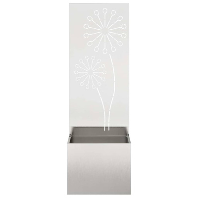 Ekran zapewniający prywatność w ogrodzie Srebrny 50 x 150 cm