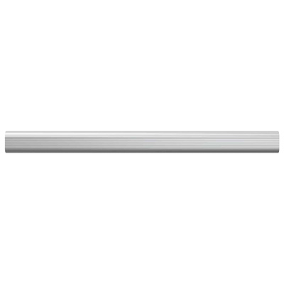 Drążek do szafy 12 pcs Srebrny 464 x 15 x 29 mm Stop Aluminium