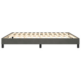 Rama łóżka bez materaca, ciemnoszara, 180x200 cm, aksamitna