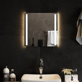 Lustro łazienkowe z LED, 40x40 cm vidaXL