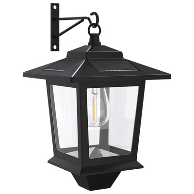 Lampa Montażowa na Ścianie 2 szt. Czarny 19 x 14 x 25 cm