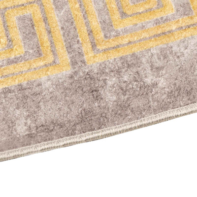 Chodnik dywanowy MARSA Szary 100 x 450 cm Poliester i PVC
