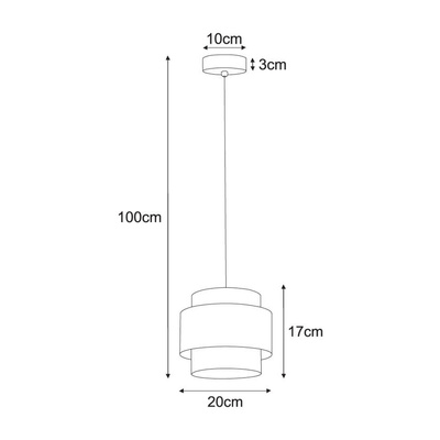 Lampa wisząca K-5280 z serii AMOS