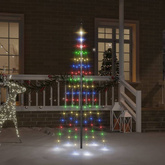 vidaXL Choinka do montażu na maszcie, 108 kolorowych diod LED, 180 cm