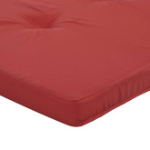 vidaXL Poduszki na leżaki, 2 szt., czerwone, tkanina Oxford