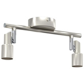 Reflektor sufitowy Z reflektorami Nikiel 25,5 x 8 x 11 cm Stal