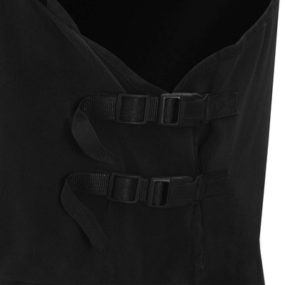 Koc dla Koni Czarny 135 cm Polar poliesterowy