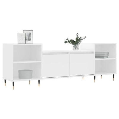 vidaXL Szafka pod TV, biała, 80x36x50 cm, materiał drewnopochodny wariant 14