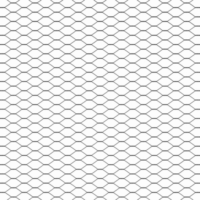 Ogrodzenie heksagonalne 1,4 x 25 m PVC Szary