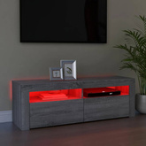 vidaXL Szafka pod TV z LED, szary dąb sonoma, 120x35x40 cm model standard