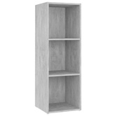 vidaXL Szafka pod TV, szarość betonu, 107x35x37 cm
