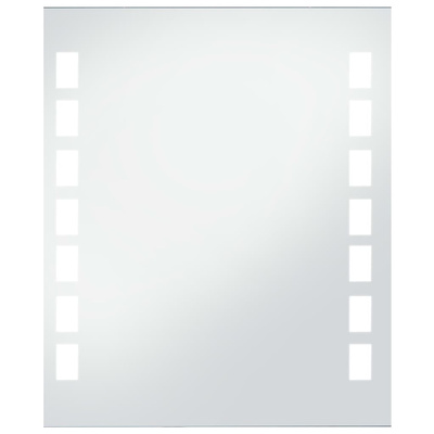 vidaXL Ścienne lustro łazienkowe z LED, 50 x 60 cm