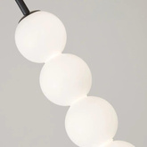 Nowoczesna minimalistyczna sferyczna lampa wisząca TRIO GOLD ADANI AD185
