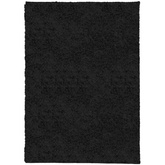 vidaXL Dywan z długim włosiem PAMPLONA, czarny, 200x280 cm