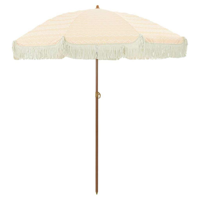 Parasol plażowy Żółty i Biały 160 x 160 x 196 cm
