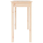 Stolik konsolowy, 110x40x75 cm, lite drewno sosnowe