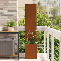 Ekran zapewniający prywatność w ogrodzie Rdzawy 32 x 150 cm