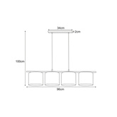 Lampa wisząca K-5213 z serii VICTORIA