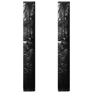 Pokrowce na parasole ogrodowe, 2 szt., z zamkiem, PE, 175 cm