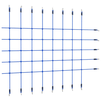 Siatka do wspinania, 200x150 cm, niebieska