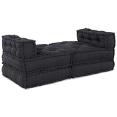 Modularna jednostka sofy 4 pcs antracytowy tkanina