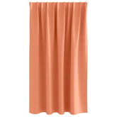 Firany blackout z kółkami 2 pcs terakota 140 x 140 cm Poliester