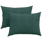 Poduszki na sofę 2 pcs Ciemna zieleń 70 x 50 cm